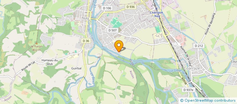 localisation de l'entreprise REIKI-RELAX  NAY