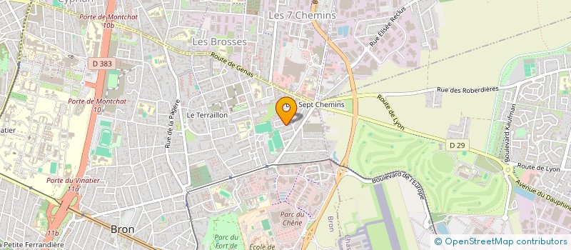 localisation de l'entreprise REIKILIBRI à BRON
