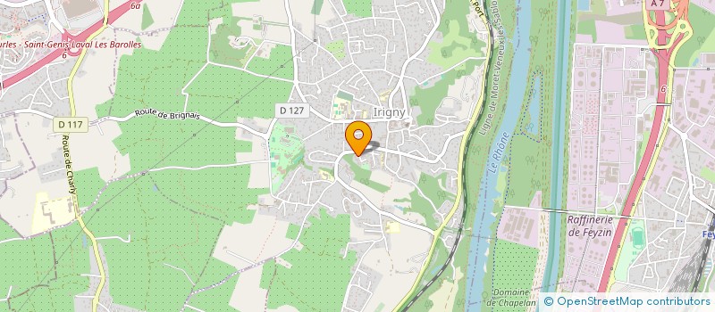 localisation de l'entreprise REIKOS à IRIGNY