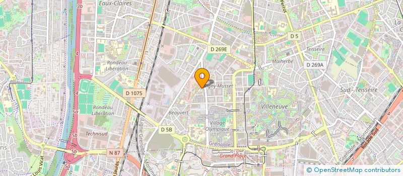 localisation de l'entreprise REILHAC - BOVE  GRENOBLE