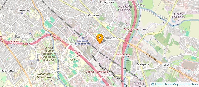 localisation de l'entreprise REILHAC-JOUBARD  TOULOUSE