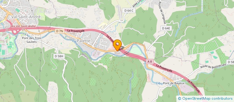 localisation de l'entreprise REILLE SCCV à MEYREUIL
