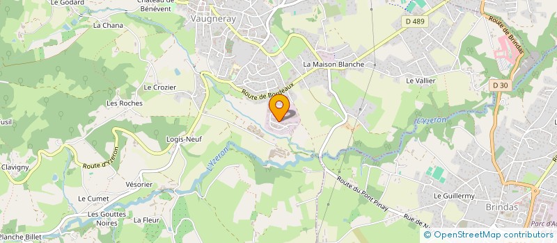 localisation de l'entreprise REIMA  VAUGNERAY