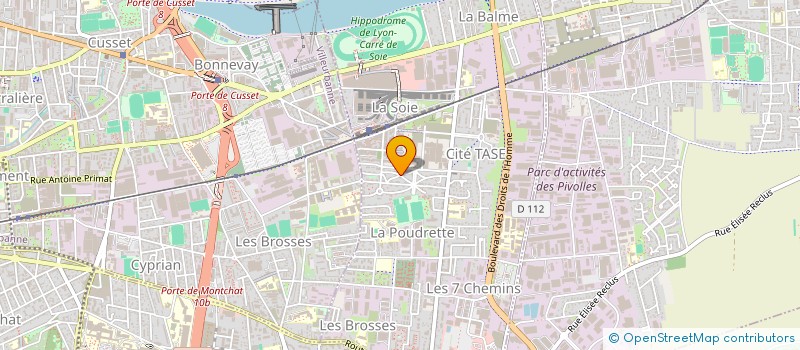 localisation de l'entreprise REIMES PLATRERIE à VAULX-EN-VELIN
