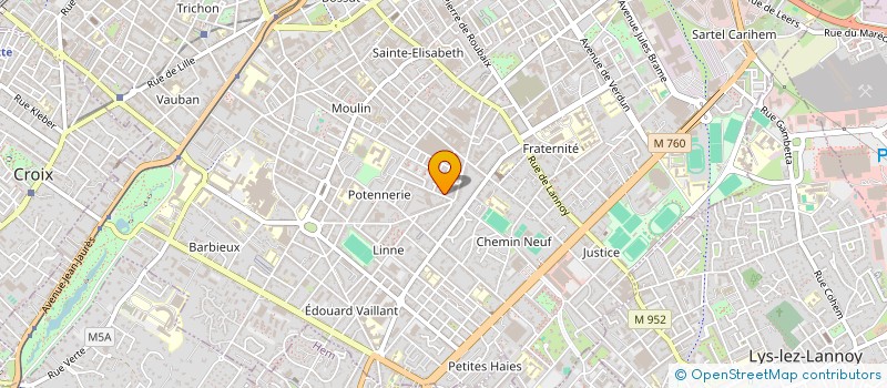 localisation de l'entreprise REIMS 2006  ROUBAIX