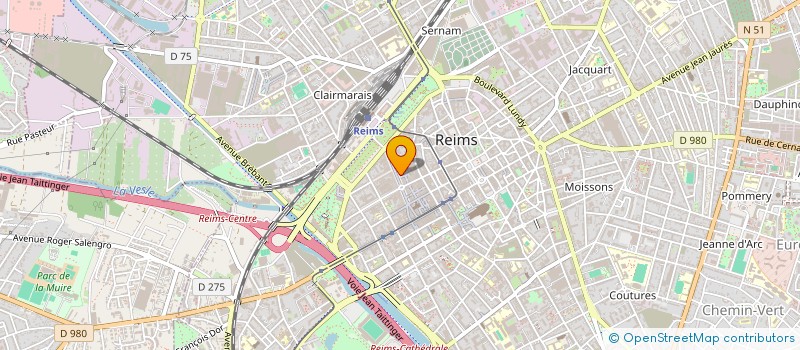 localisation de l'entreprise REIMS AERO SERVICE à REIMS
