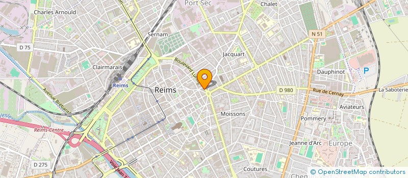localisation de l'entreprise REIMS AUTO SPORT à REIMS