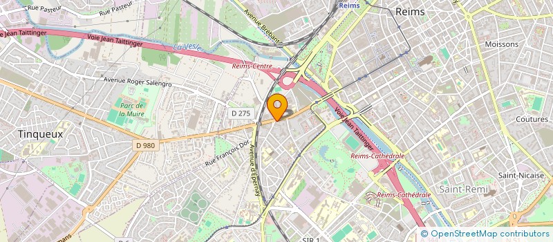 localisation de l'entreprise REIMS BATI CONSEIL  REIMS