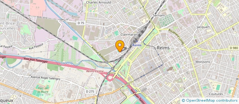 localisation de l'entreprise REIMS BOULE LYONNAISE  REIMS