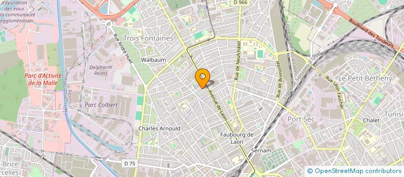 localisation de l'entreprise REIMS CHAMPAGNE AUTOMOBILE  REIMS