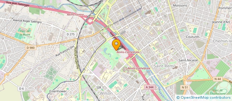 localisation de l'entreprise REIMS CHAMPAGNE HOCKEY  REIMS