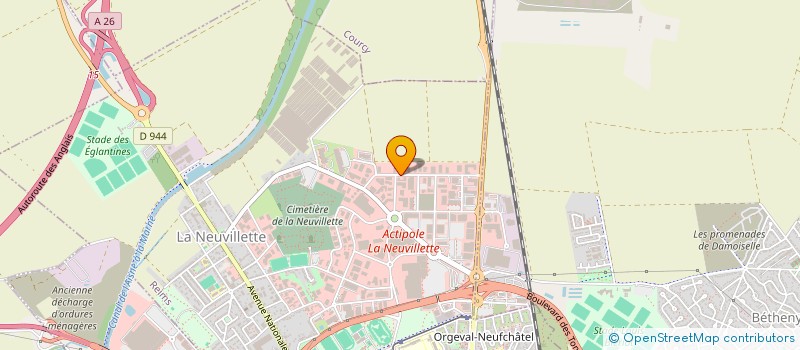 localisation de l'entreprise REIMS CONFISERIE  REIMS