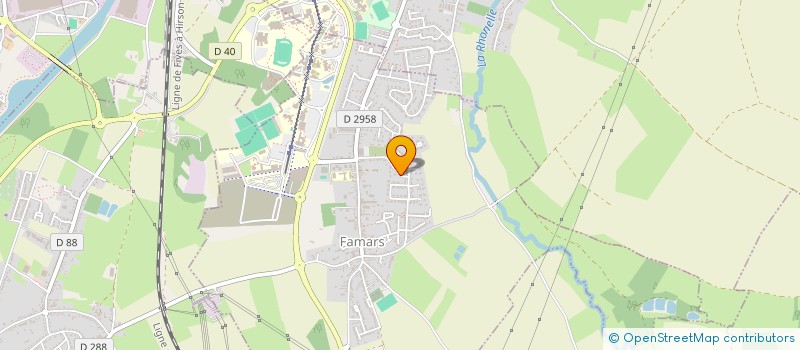 localisation de l'entreprise REIMS COURLANCY  FAMARS