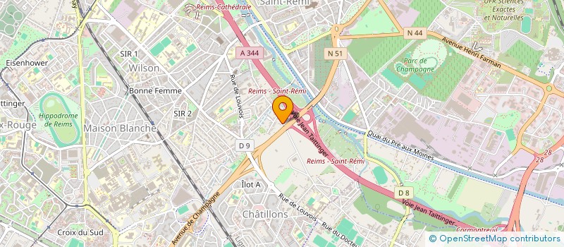 localisation de l'entreprise REIMS ECHEC ET MAT  REIMS