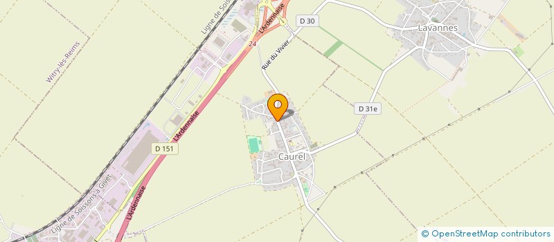 localisation de l'entreprise REIMS FIRE GAMES  CAUREL