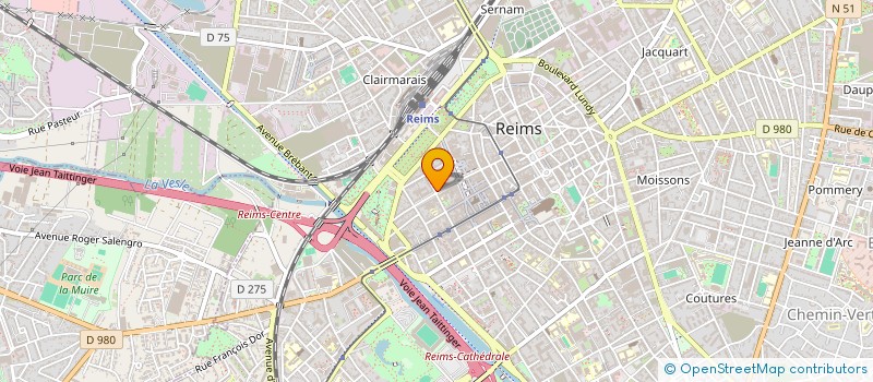 localisation de l'entreprise REIMS FRANCHISE  REIMS