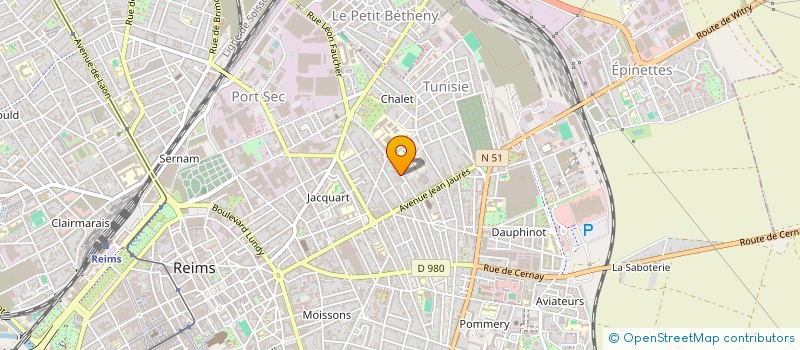 localisation de l'entreprise REIMS JEUX SARL à REIMS