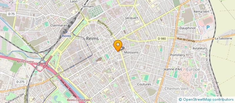 localisation de l'entreprise REIMS LASER VISION  REIMS