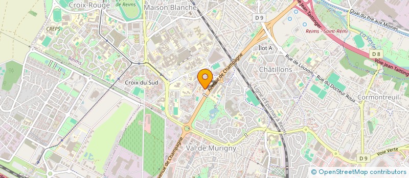 localisation de l'entreprise REIMS MET L' ASSOCE  REIMS