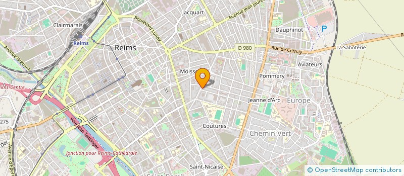 localisation de l'entreprise REIMS MOTOS à REIMS