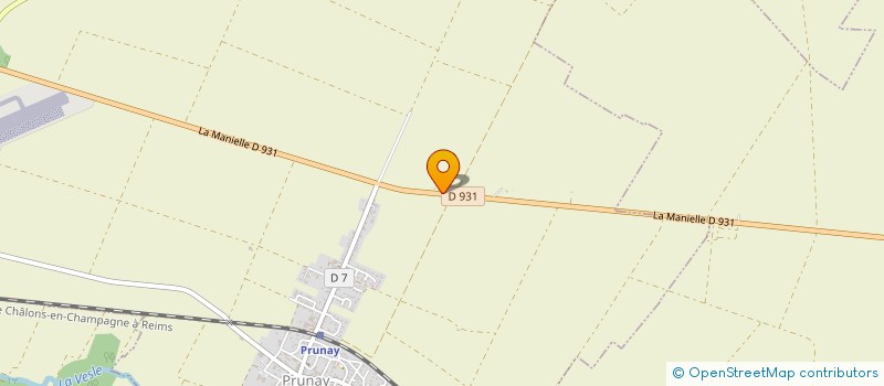 localisation de l'entreprise REIMS PEGASE ULM  PRUNAY
