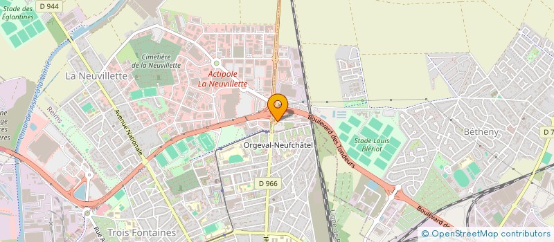 localisation de l'entreprise REIMS PEPP  BETHENY