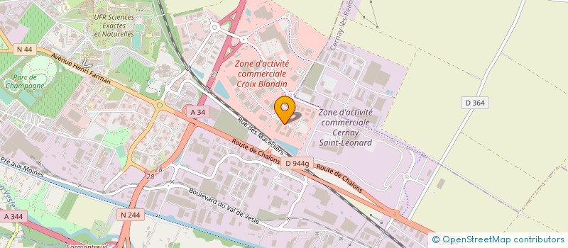 localisation de l'entreprise REIMS RENOVATION à REIMS