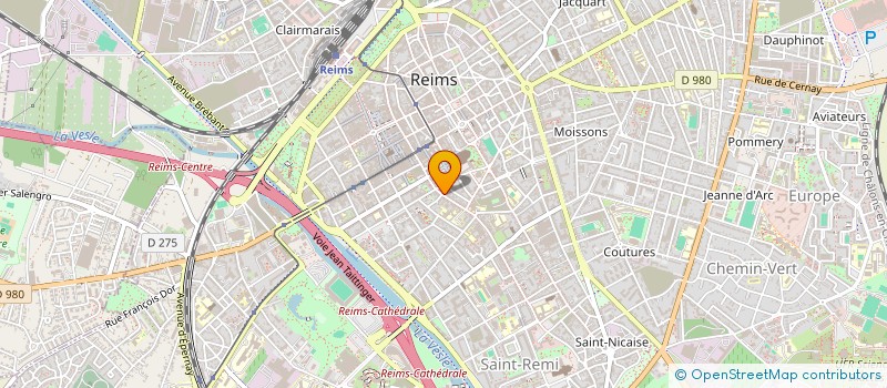 localisation de l'entreprise REIMS SOCIETY  REIMS
