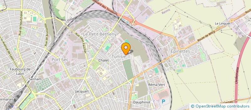 localisation de l'entreprise REIMS TAXI CREPIN  REIMS