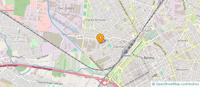 localisation de l'entreprise REIMS TRANSPROPRE à REIMS
