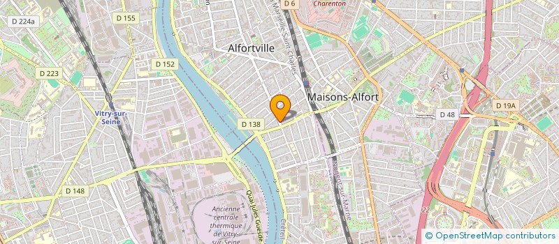 localisation de l'entreprise REINA à ALFORTVILLE