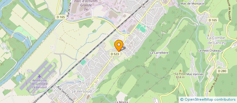 localisation de l'entreprise REINA PADEL ACADEMIE  LE VERSOUD