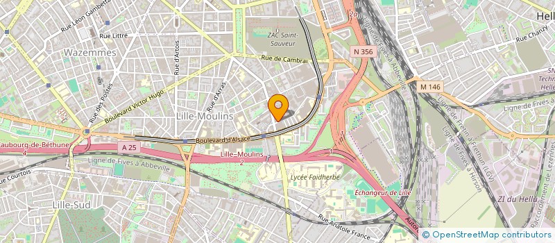 localisation de l'entreprise REINARTZ MARGALEF à LILLE