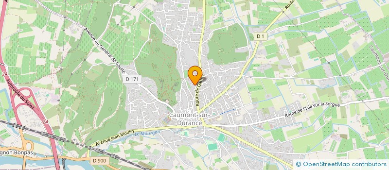 localisation de l'entreprise REINAUDO  CAUMONT-SUR-DURANCE