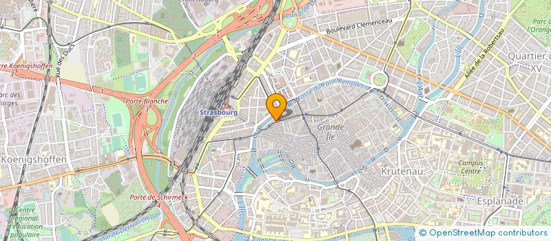 localisation de l'entreprise REINBOLD à STRASBOURG