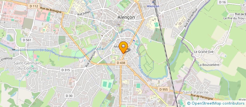 localisation de l'entreprise REINE à ALENCON