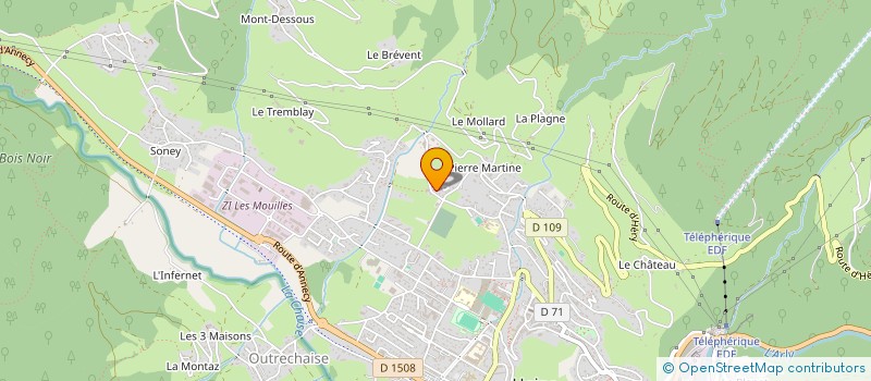 localisation de l'entreprise REINE  UGINE