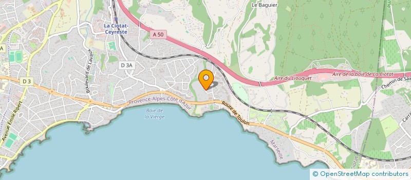 localisation de l'entreprise REINE  LA CIOTAT