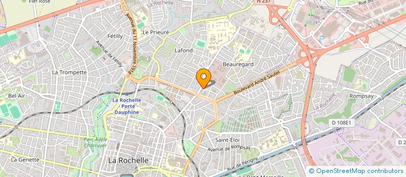 localisation de l'entreprise REINE  LA ROCHELLE