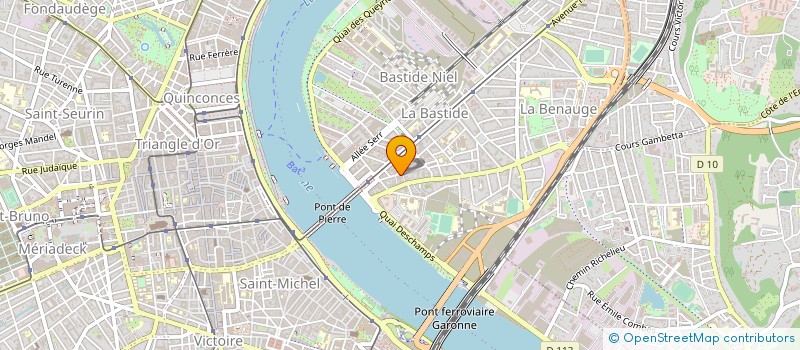 localisation de l'entreprise REINE CARGO à BORDEAUX