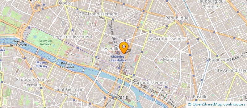 localisation de l'entreprise REINE DES SABLES à PARIS