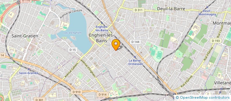 localisation de l'entreprise REINE JADOL à ENGHIEN-LES-BAINS