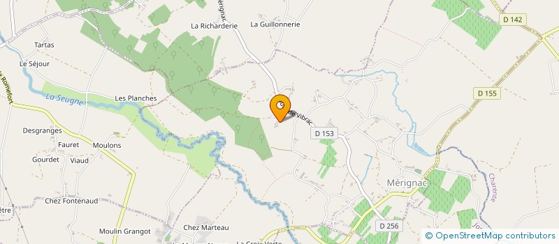 localisation de l'entreprise REINE ROUGE  MERIGNAC