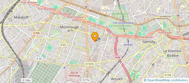 localisation de l'entreprise REINE92  MONTROUGE