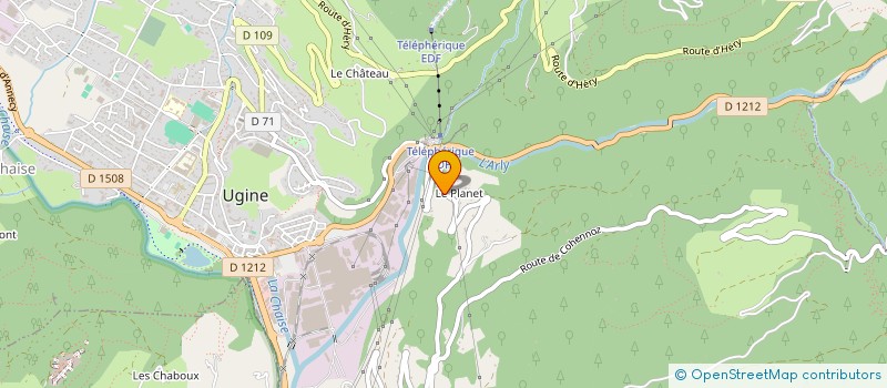 localisation de l'entreprise REINHARDT  COHENNOZ