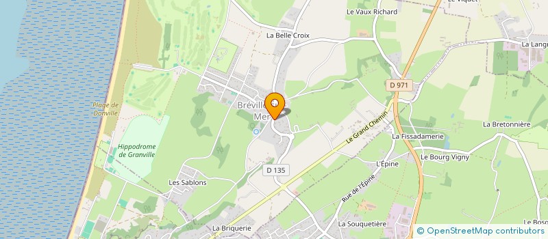 localisation de l'entreprise REINNOMEL  BREVILLE-SUR-MER