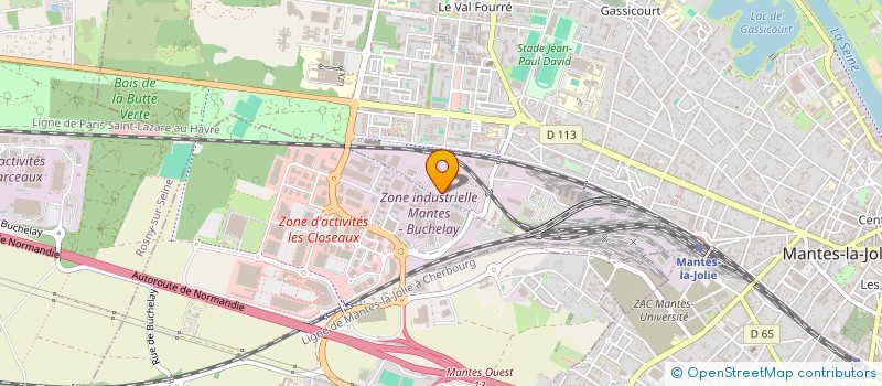 localisation de l'entreprise REINSERTION   ACCUEIL MANTES ETAPE à MANTES-LA-JOLIE