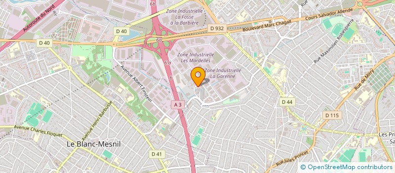 localisation de l'entreprise REINSERTION DES AULNAYSIENS à AULNAY-SOUS-BOIS