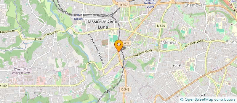 localisation de l'entreprise REINSPIRER à TASSIN-LA-DEMI-LUNE