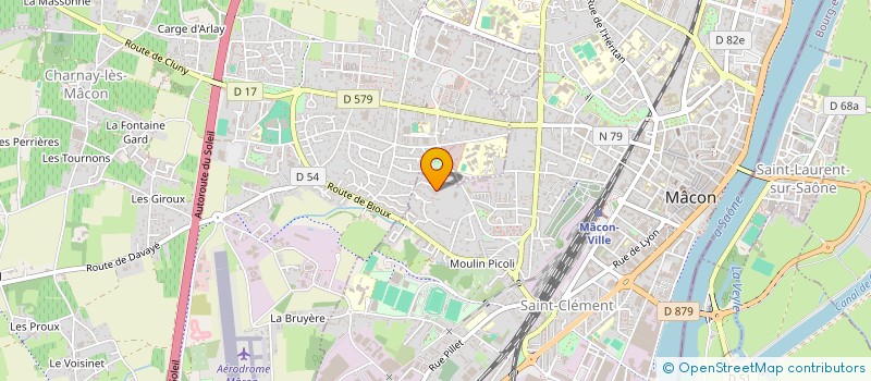 localisation de l'entreprise REINTEC INDUSTRIE à MACON